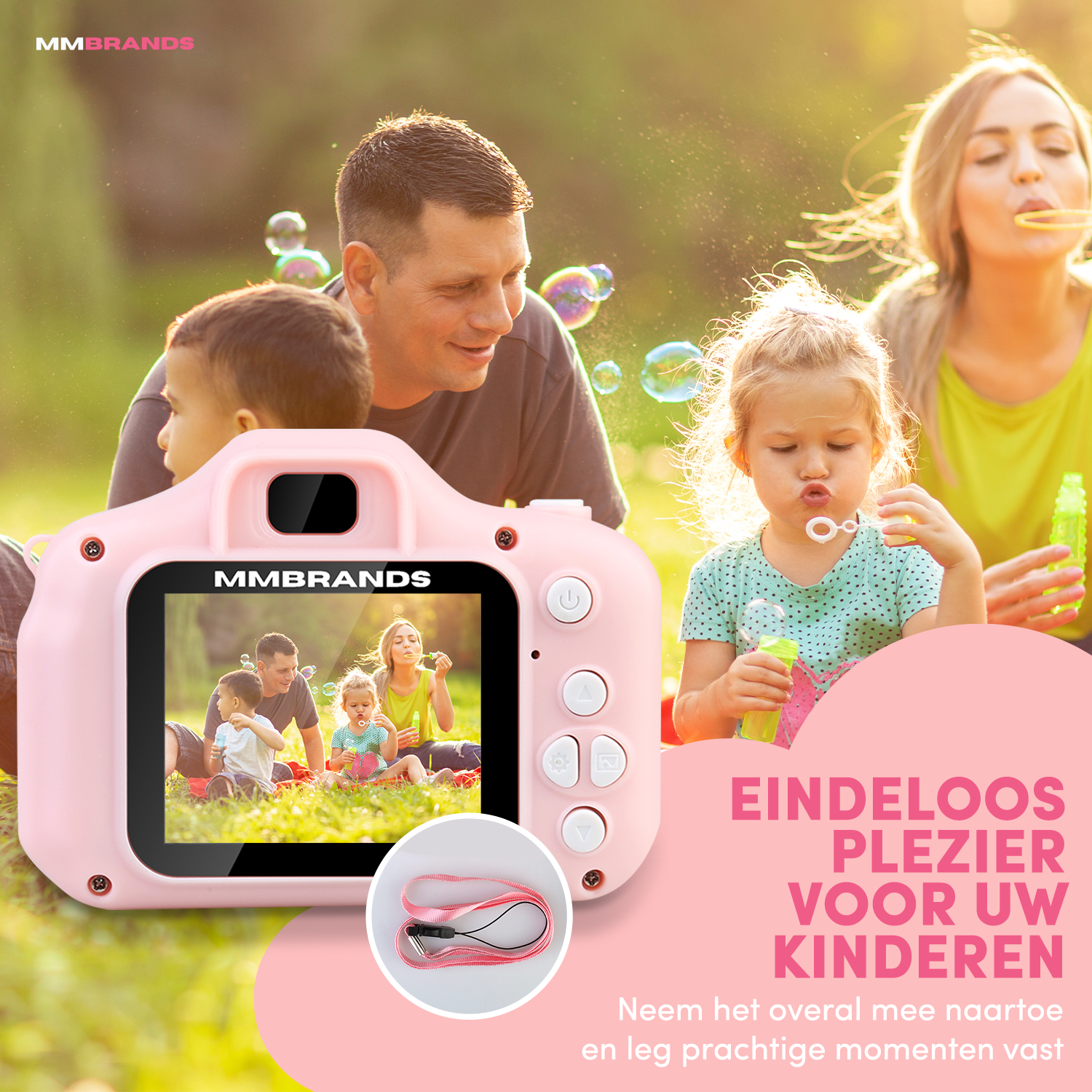 Digitale Kindercamera - Incl. 32GB SD-Kaart - Roze