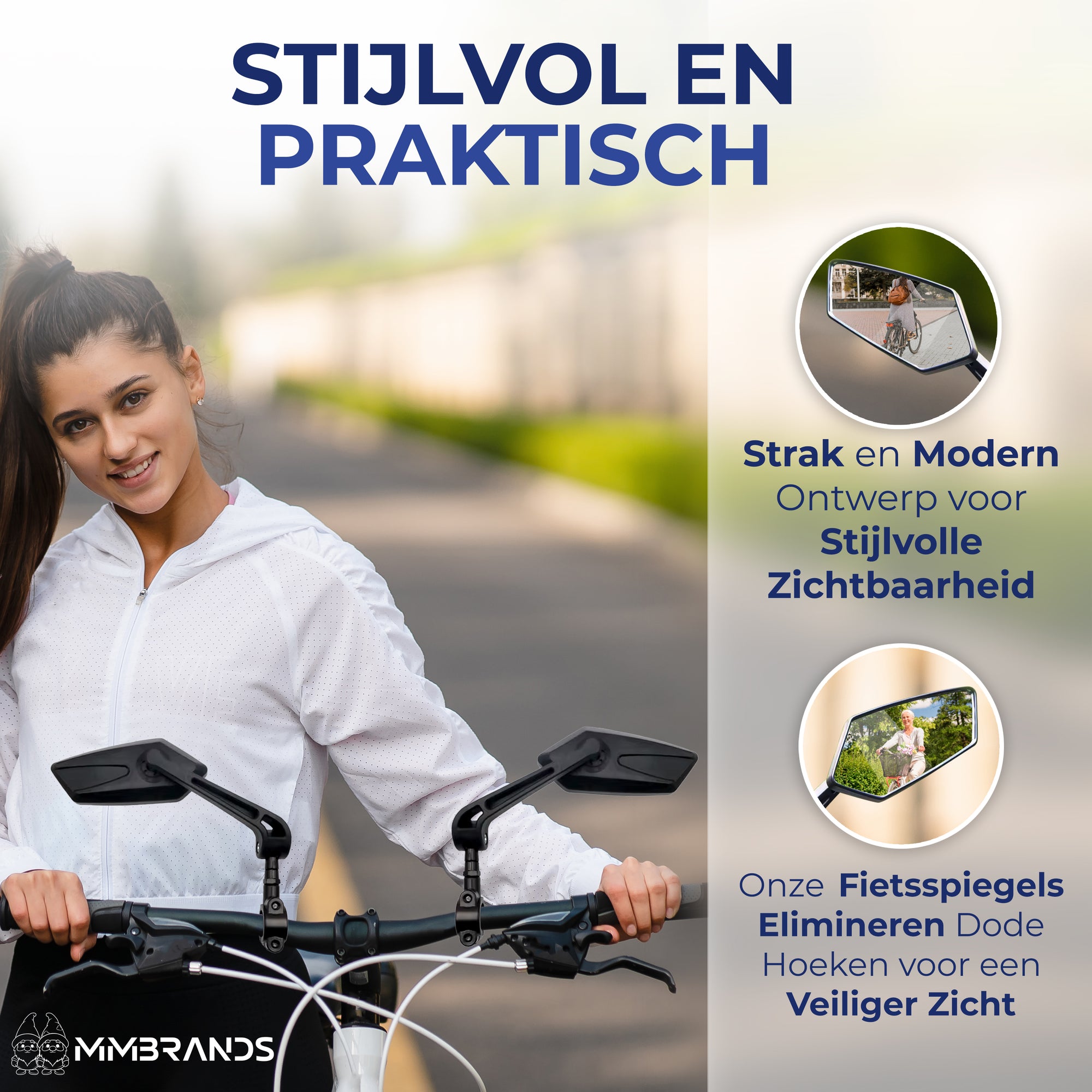 Fahrradspiegel Set 2-teilig – links und rechts