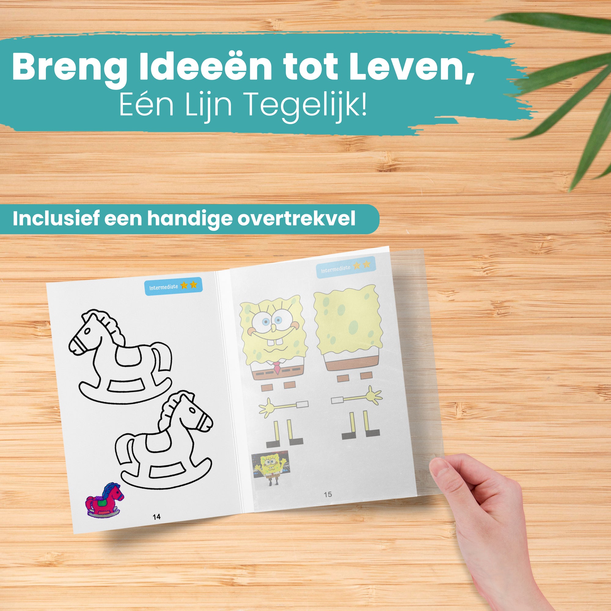 Livro de desenho com caneta 3D XXL - 40 Modelos