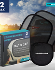 Sonnenschutzauto – 2 Stück – 53 x 35,5 cm